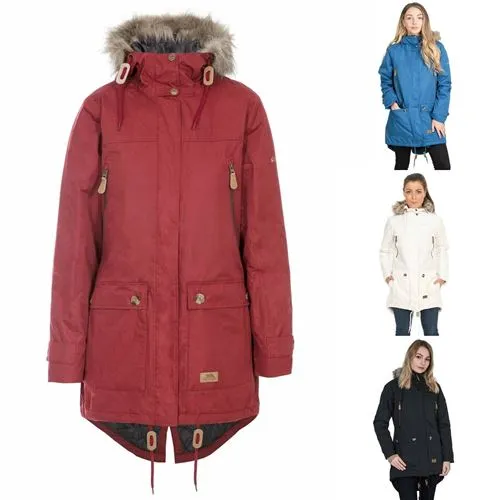 Ladies Trespass Clea Waterproof Parka Jacket