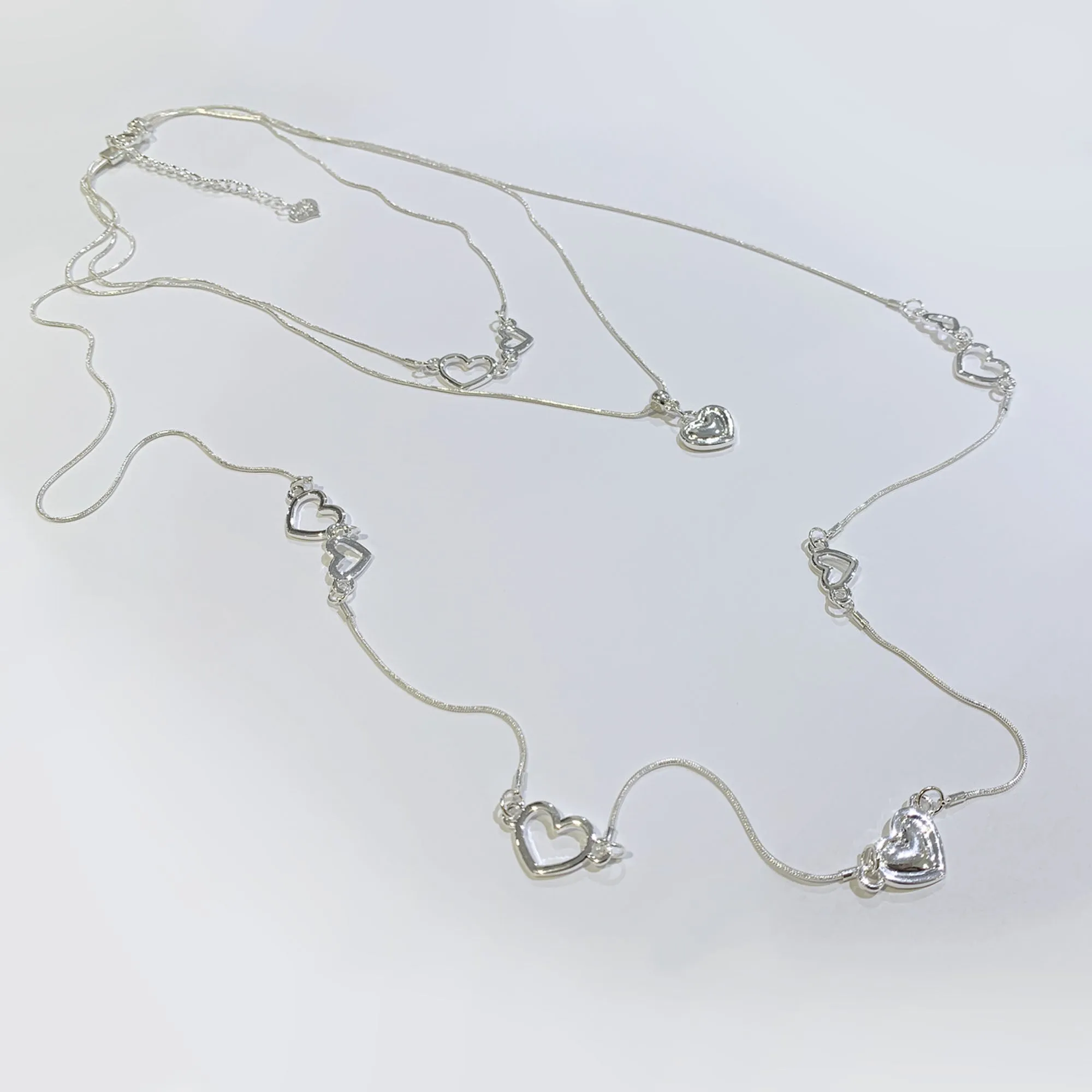 LAGEN LOOK HEART CHAIN NECKLACE