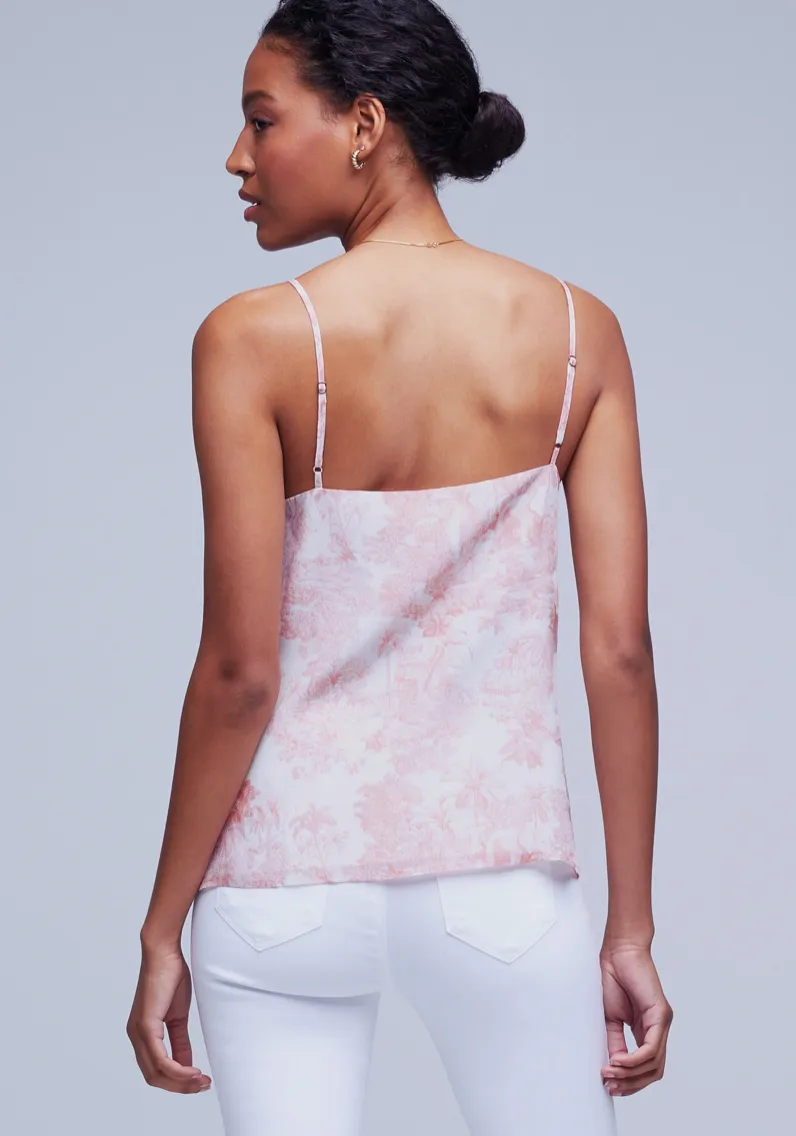 L’Agence Jane Camisole Tank Rose Toille