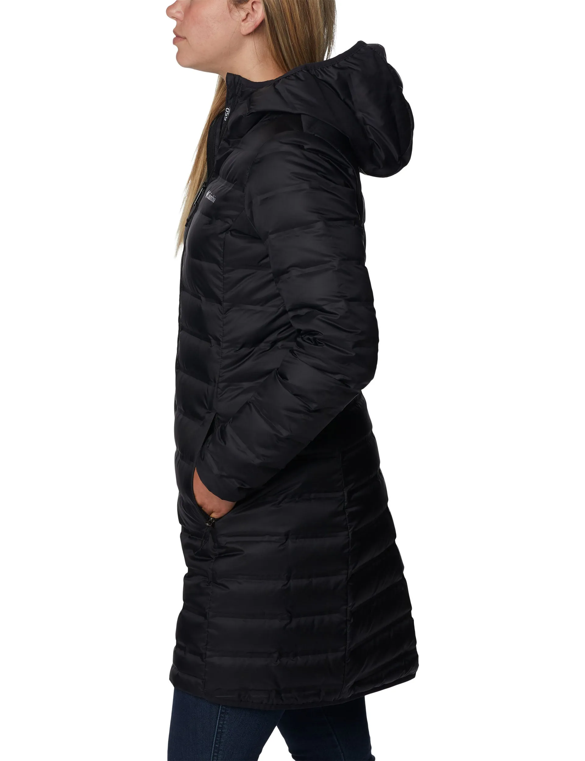 Lake 22 II Down Long Hooded Jacket - Black