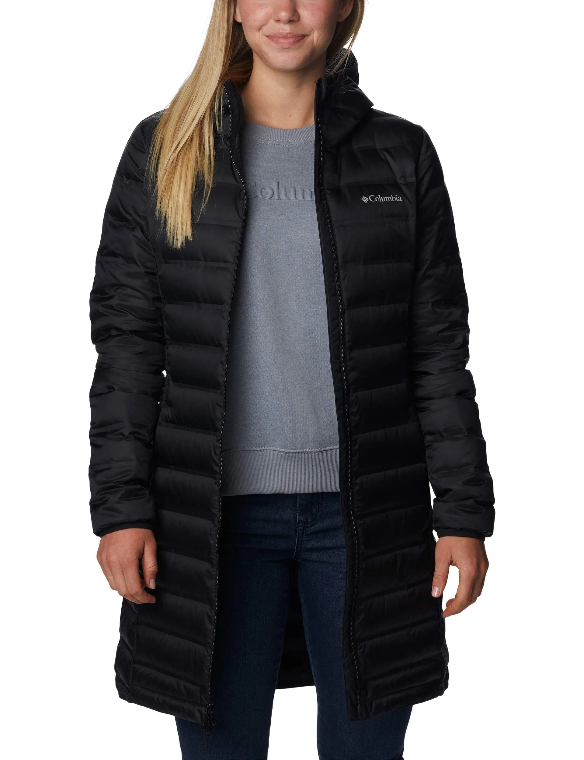 Lake 22 II Down Long Hooded Jacket - Black