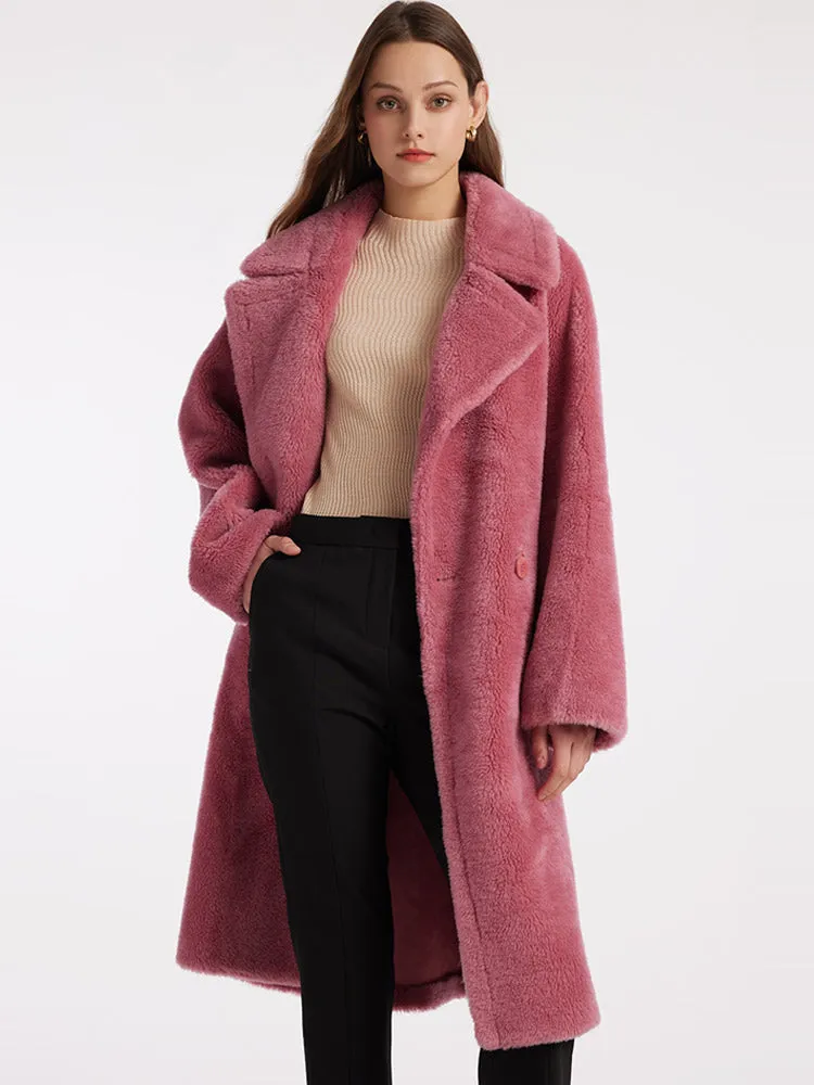 Lamb Wool Oversized Teddy Coat