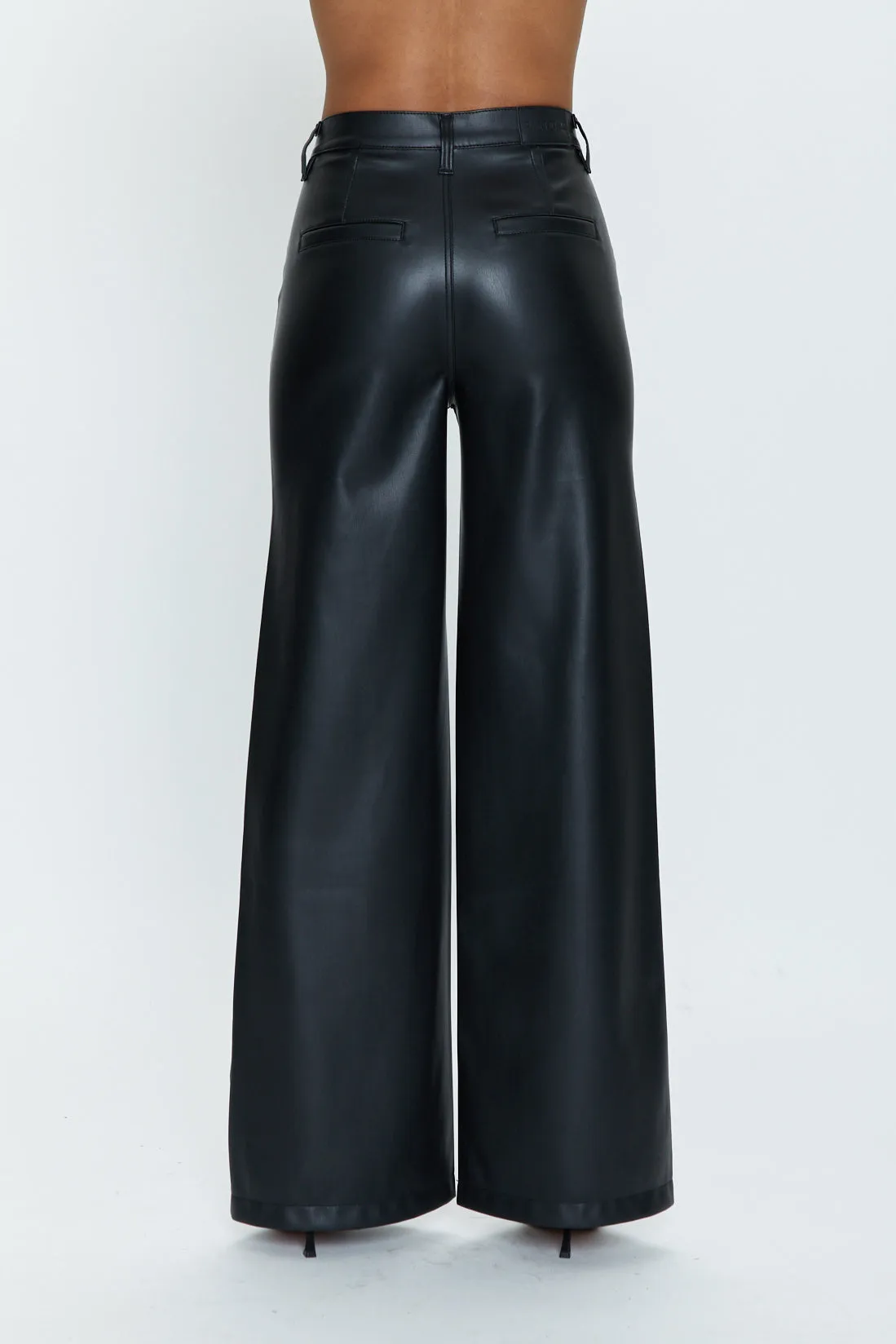 Lana Trouser Wide Leg Slate Black