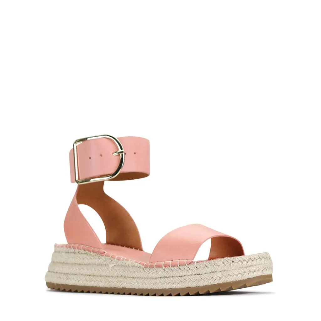 LARAH LEATHER ARCHIVE ESPADRILLE SANDALS