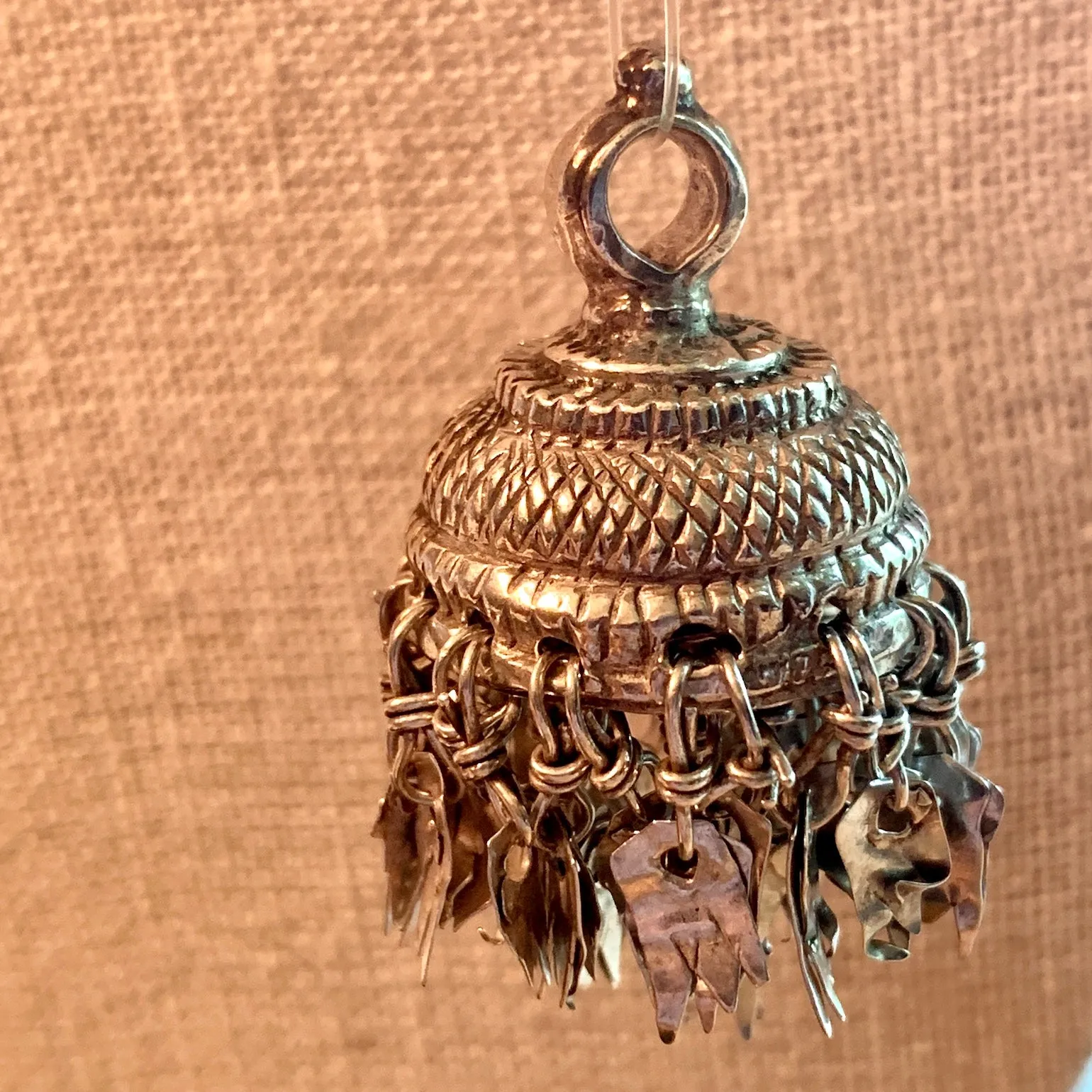 Large Antique Silver Tassel, Afghanistan