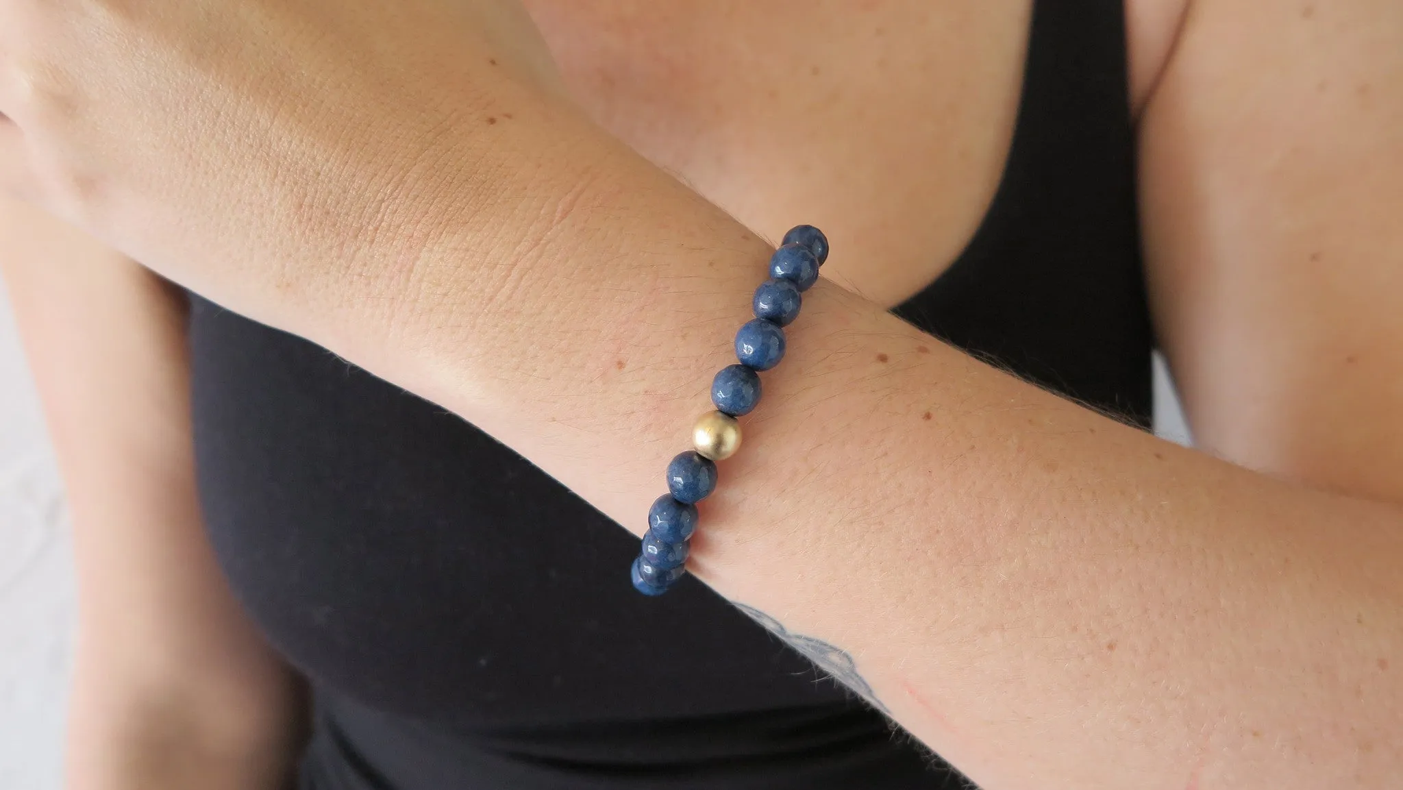 Large Blue Sapphire Bracelet