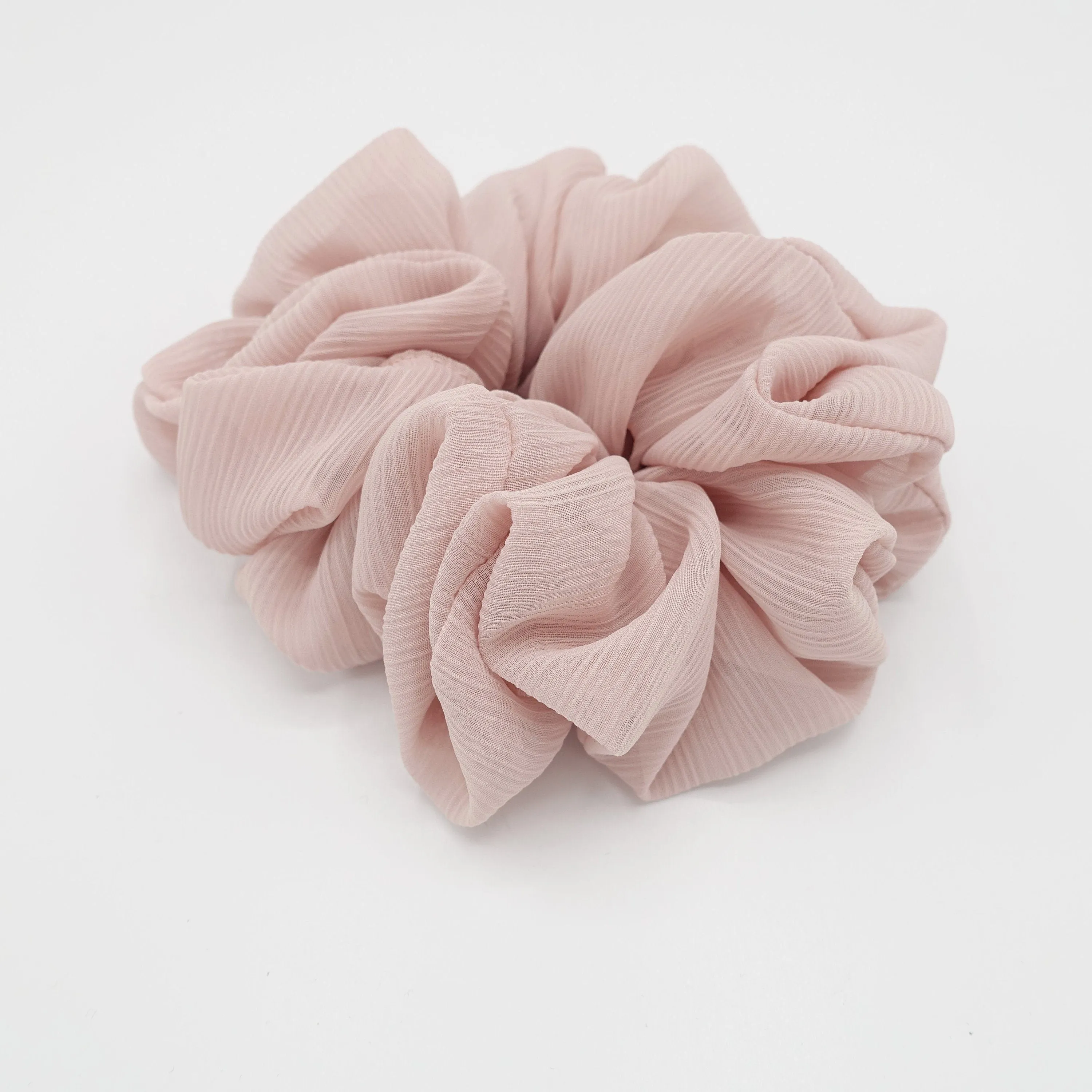 large chiffon voluminous scrunchies women hair elastic accessory