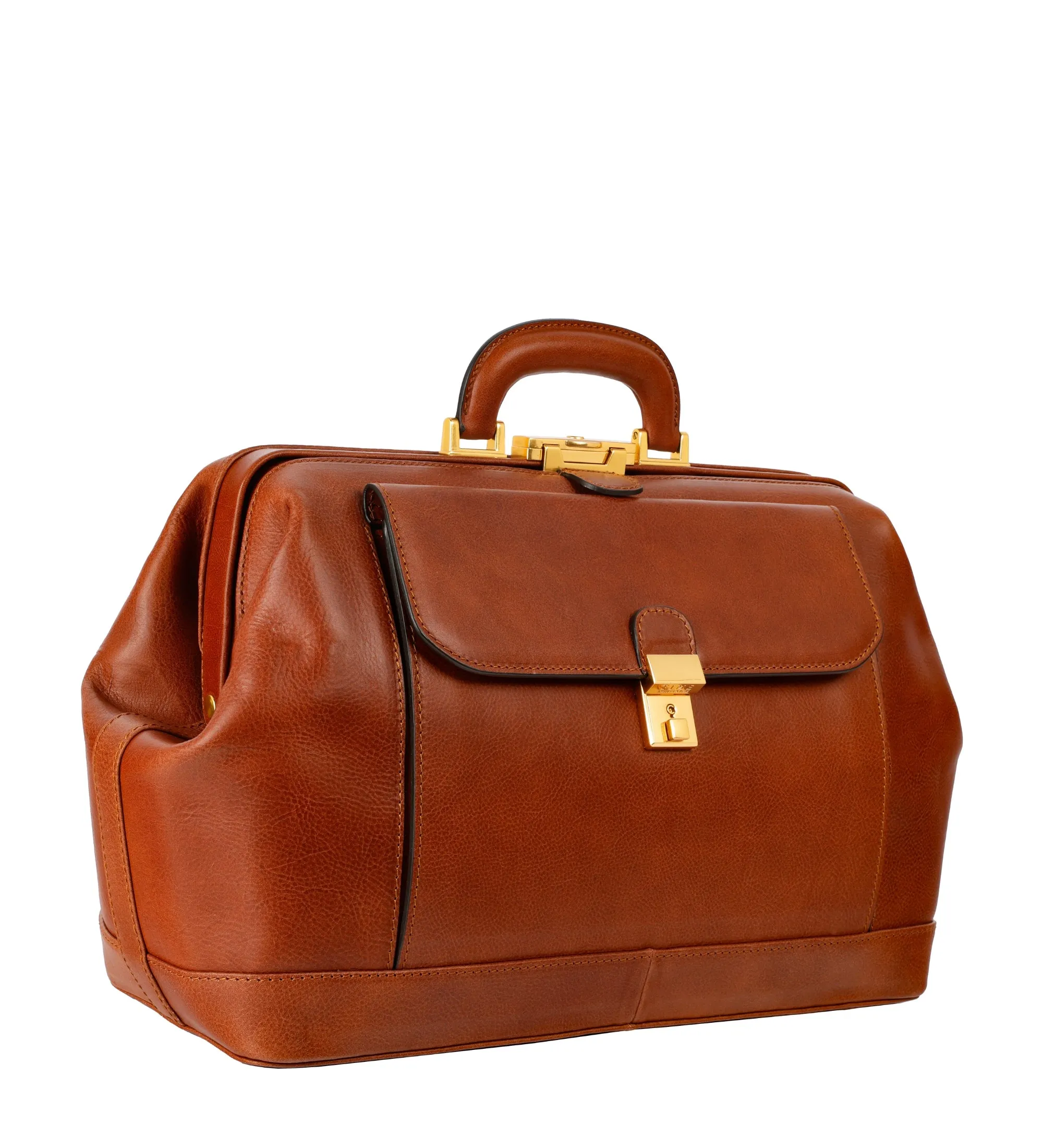 Large Italian Leather Doctor Bag - Hamlet