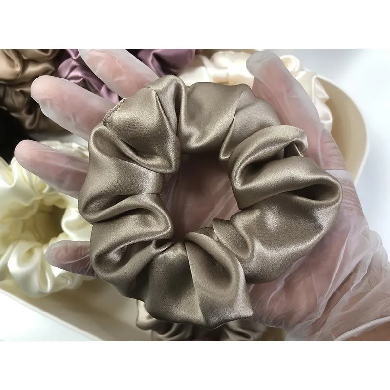 Large Silk Scrunchies - custom and wholesale