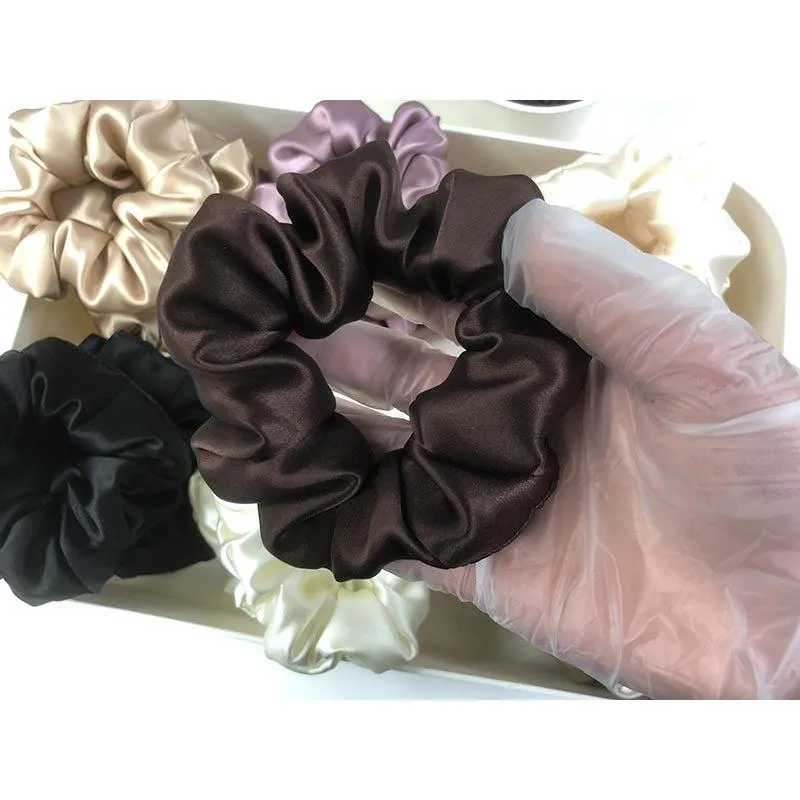 Large Silk Scrunchies - custom and wholesale