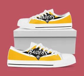 Las Vagas Raiders Custom Lowtop, Football Custom Shoes, Sport Lowtop, Canvas Shoes, Canvas Lowtop, Unisex Shoes, Gift Birthday