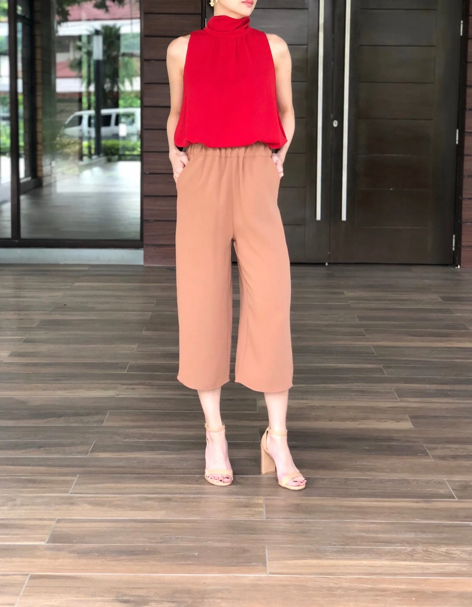 Lauretta Culottes in Khaki