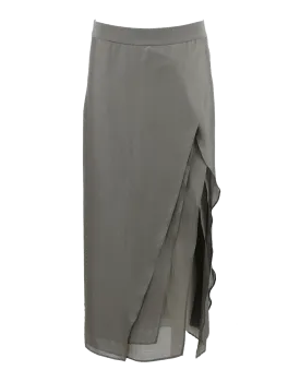 Layered Slit Skirt