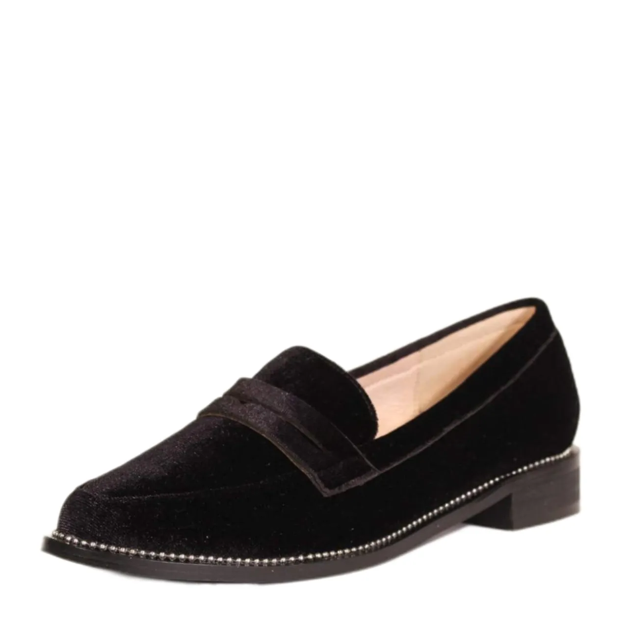 Lea Velvet Loafers