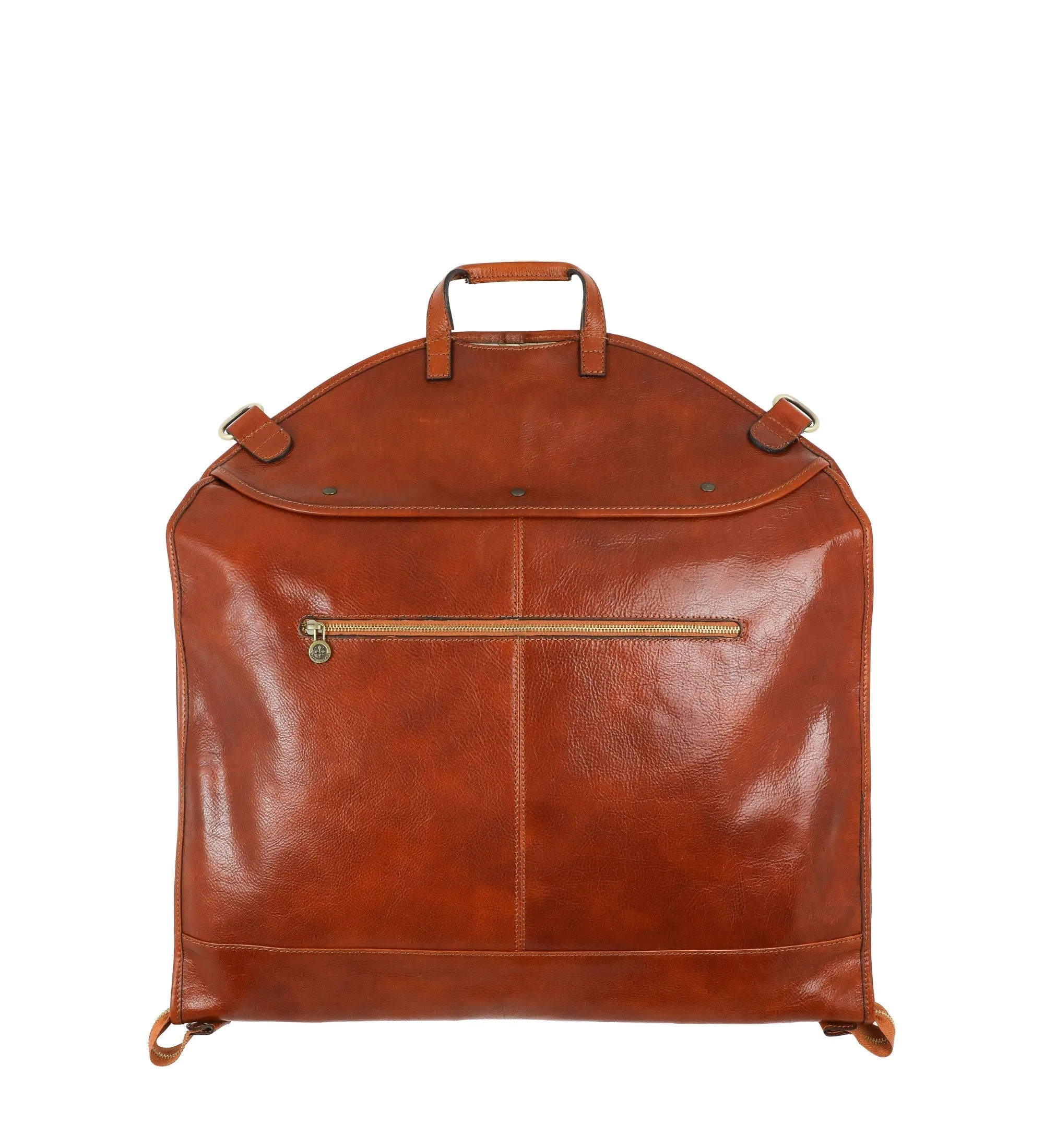 Leather Garment Bag - Travels with Charley