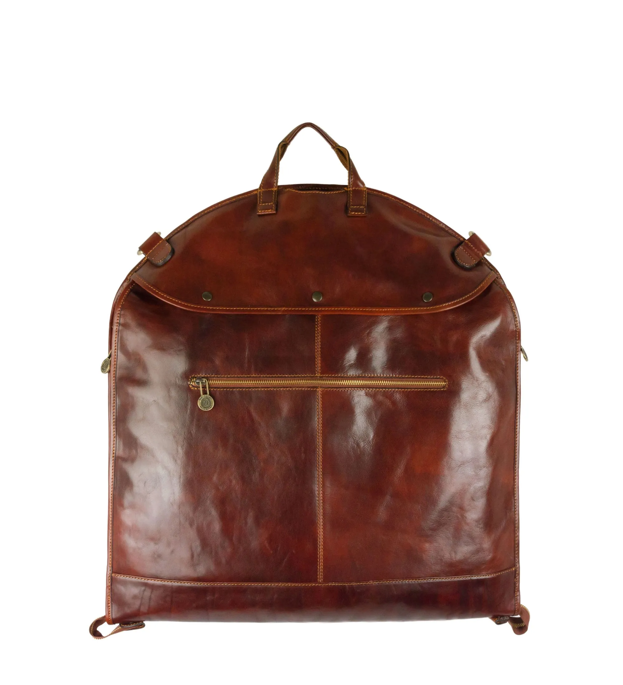 Leather Garment Bag - Travels with Charley