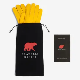 Leather gel & cotton pouch for gloves (free with every pair of gloves)