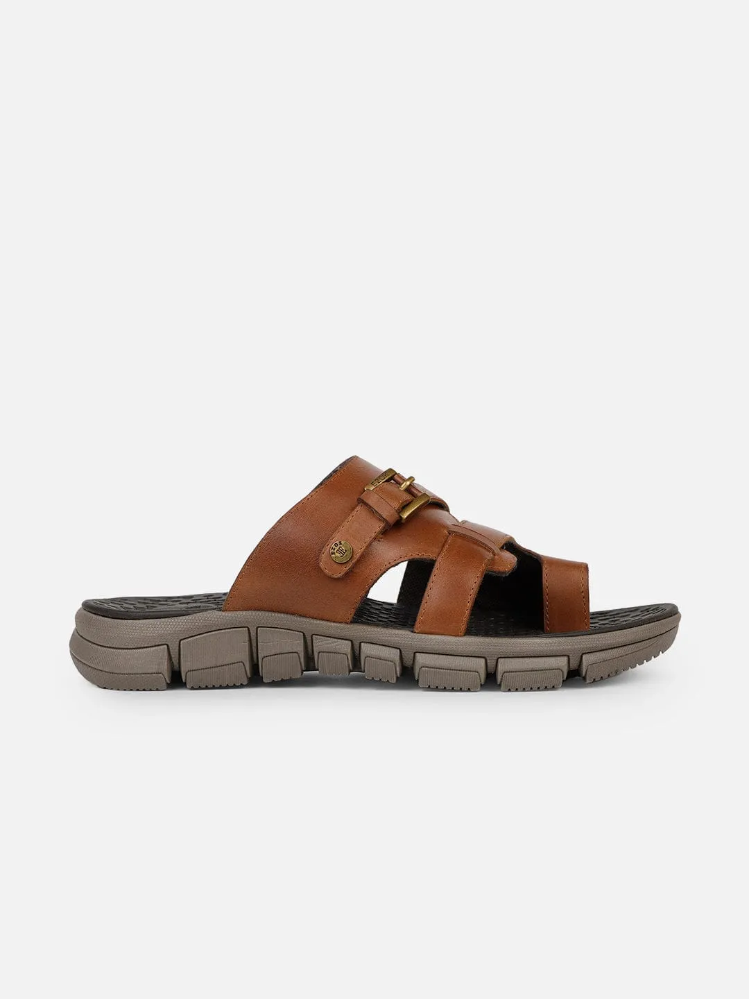 Leather Tan sandal for men