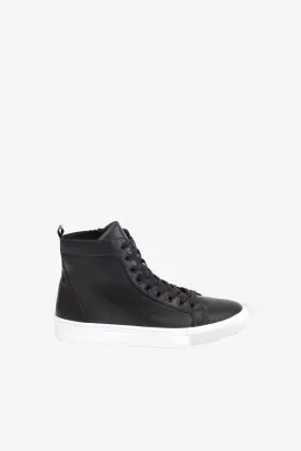 Lee Leather High-Top Sneakers