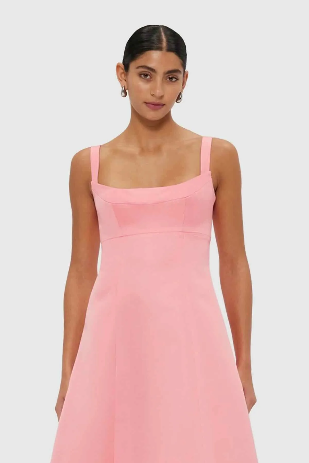 Leo Lin Odette Midi Dress - Strawberry Pink