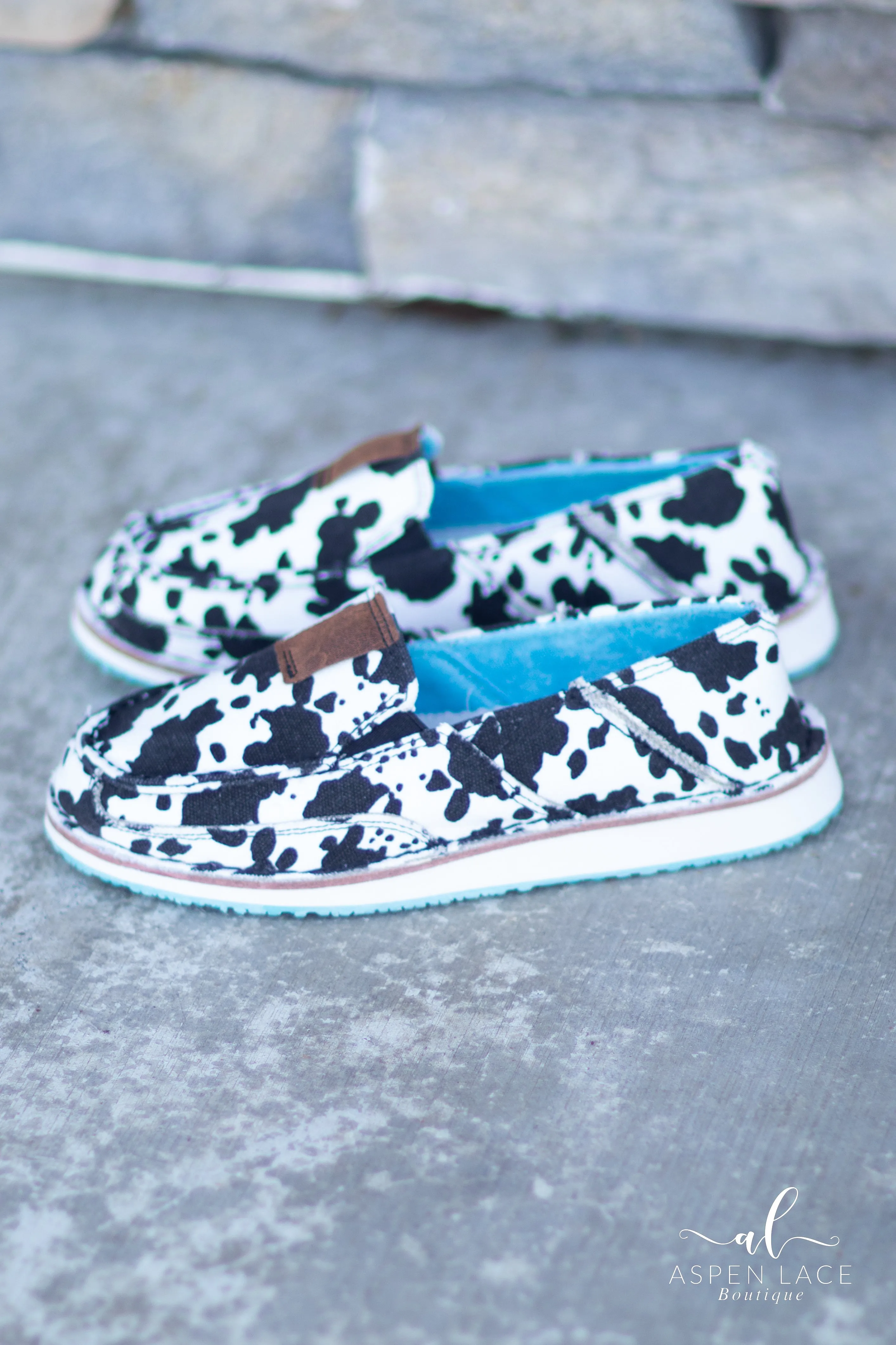 Leona Slip Ons (Black & White)