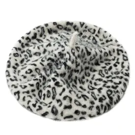 Leopard Print Beret