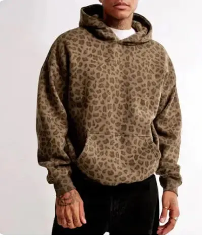 Leopard Print Hoodie