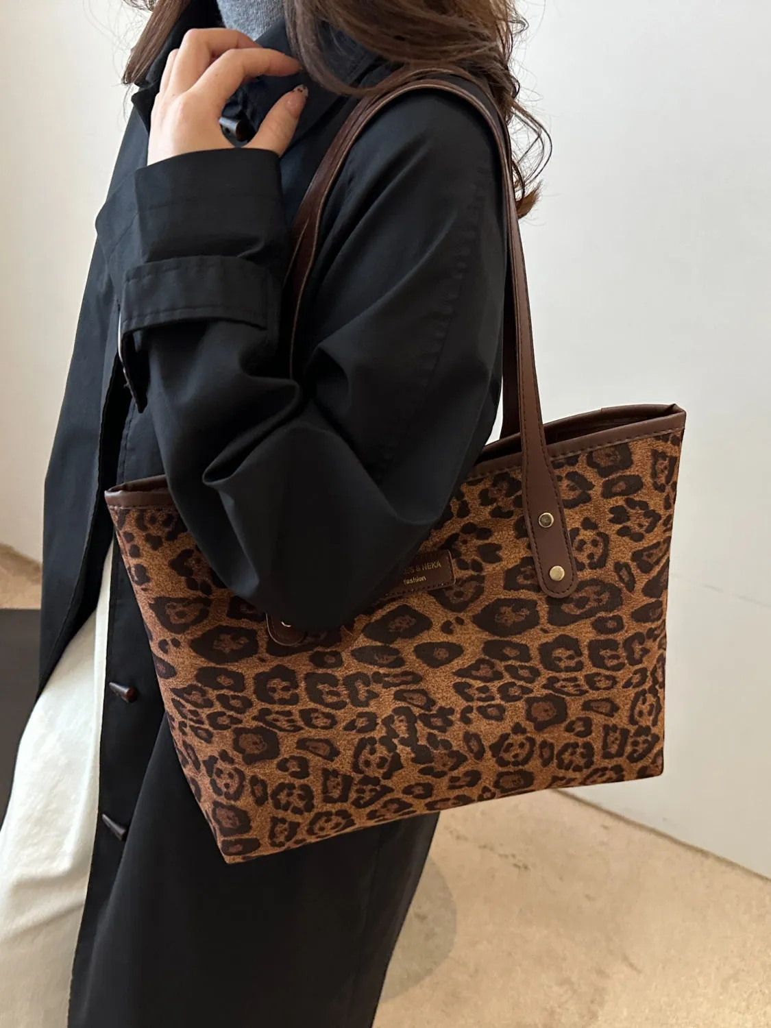 Leopard Print Tote Bag