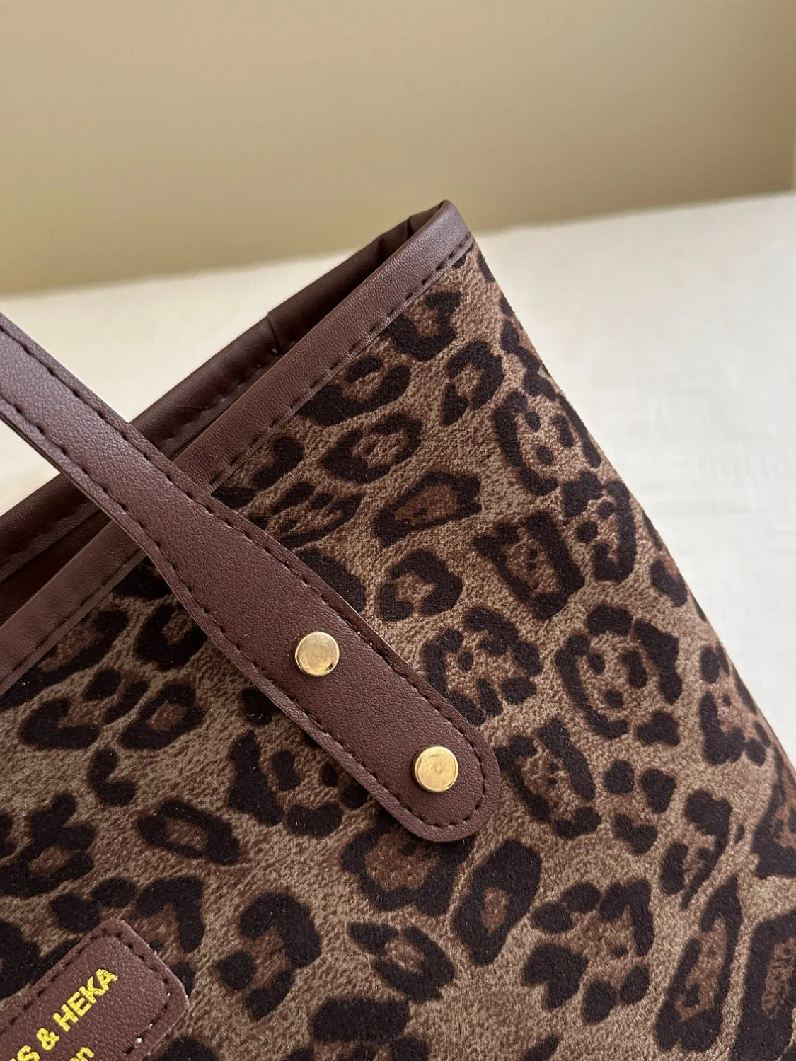 Leopard Print Tote Bag