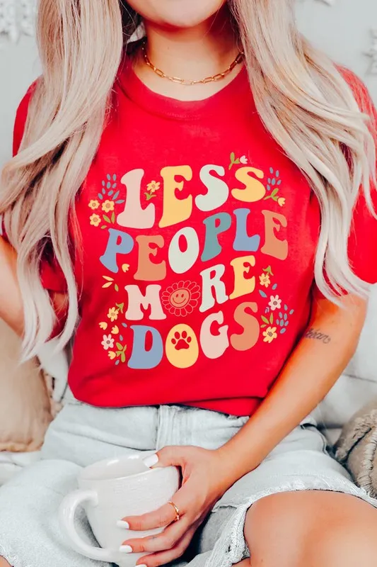 Less People More Dogs Tee