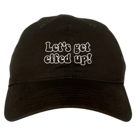 Lets Get Elfed Up Funny Christmas Mens Dad Hat