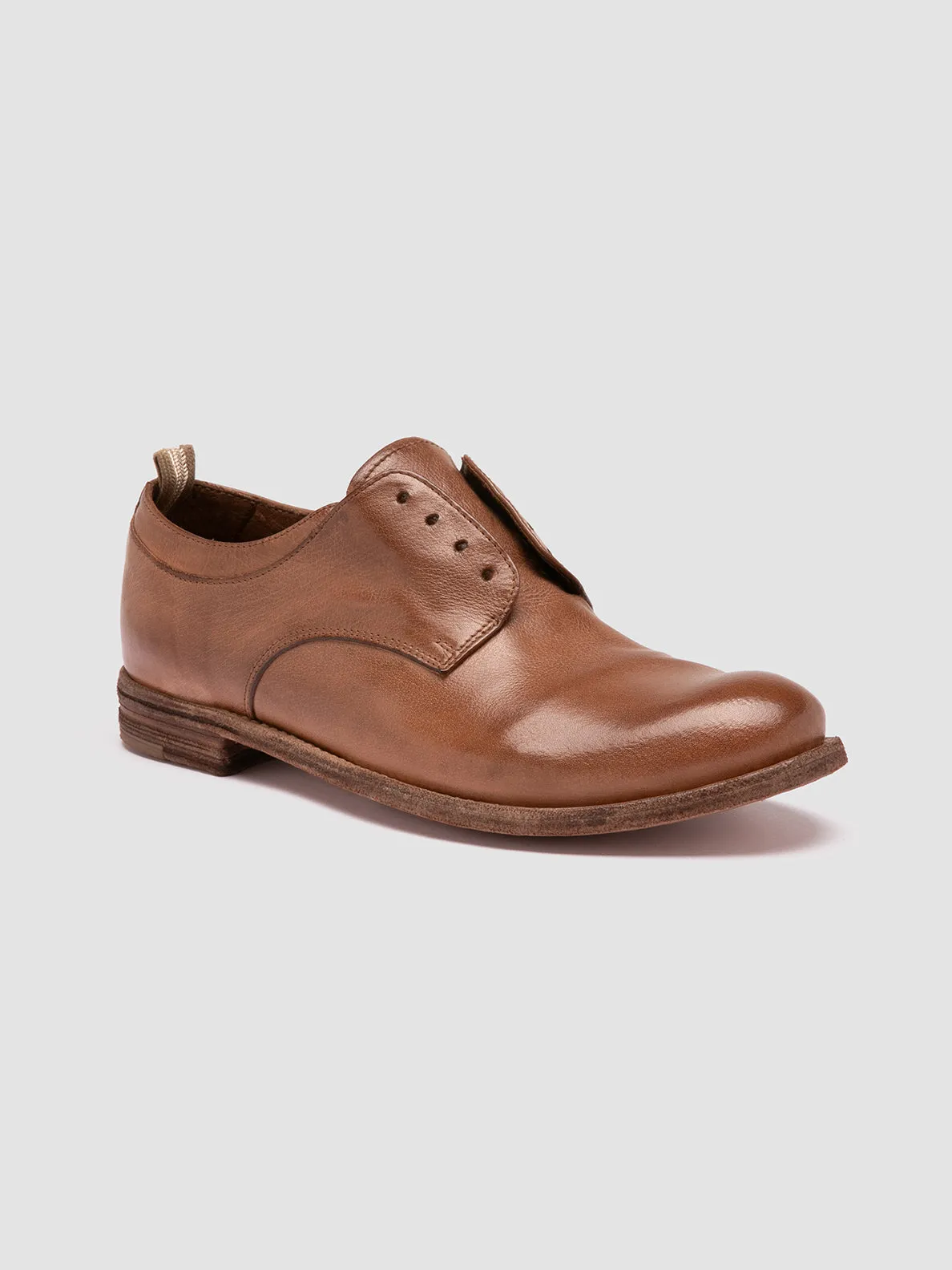 LEXIKON 501 - Brown Leather Derby Shoes