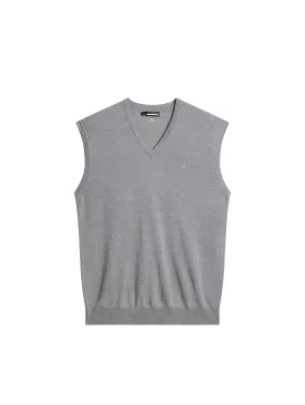 Liam Knitted Vest / Grey Melange