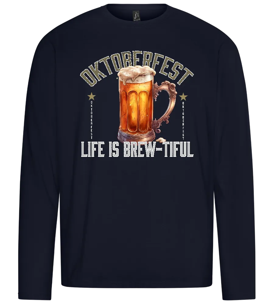 Life is Brew-tiful Design - Premium men's long sleeve t-shirt