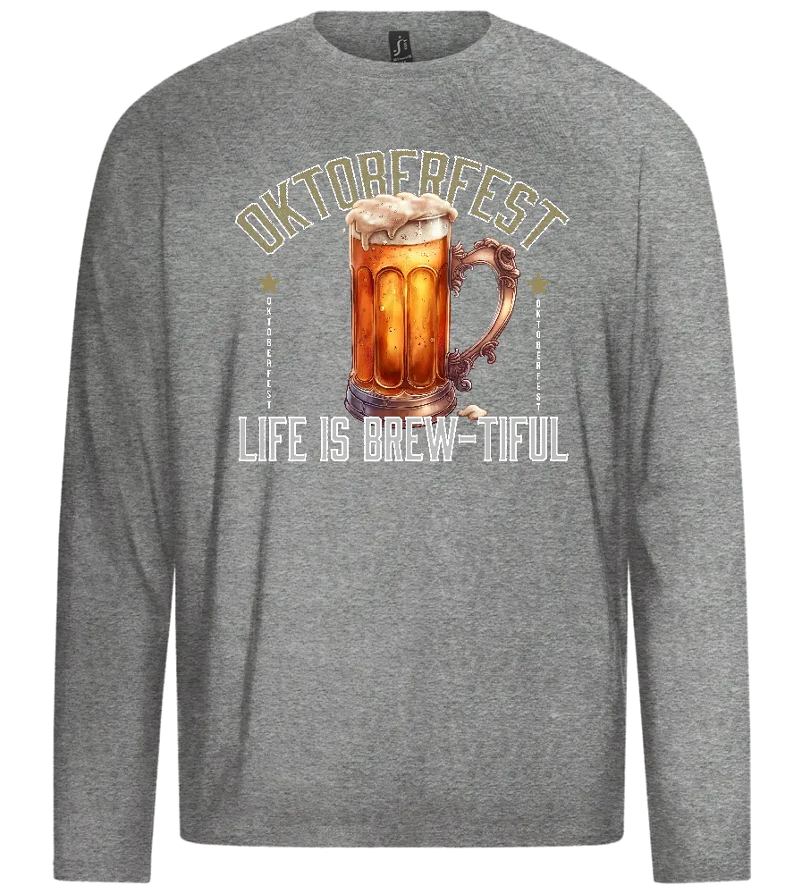 Life is Brew-tiful Design - Premium men's long sleeve t-shirt