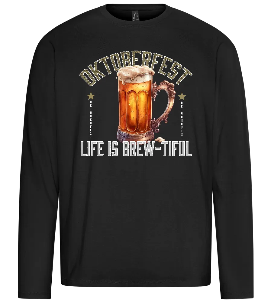 Life is Brew-tiful Design - Premium men's long sleeve t-shirt