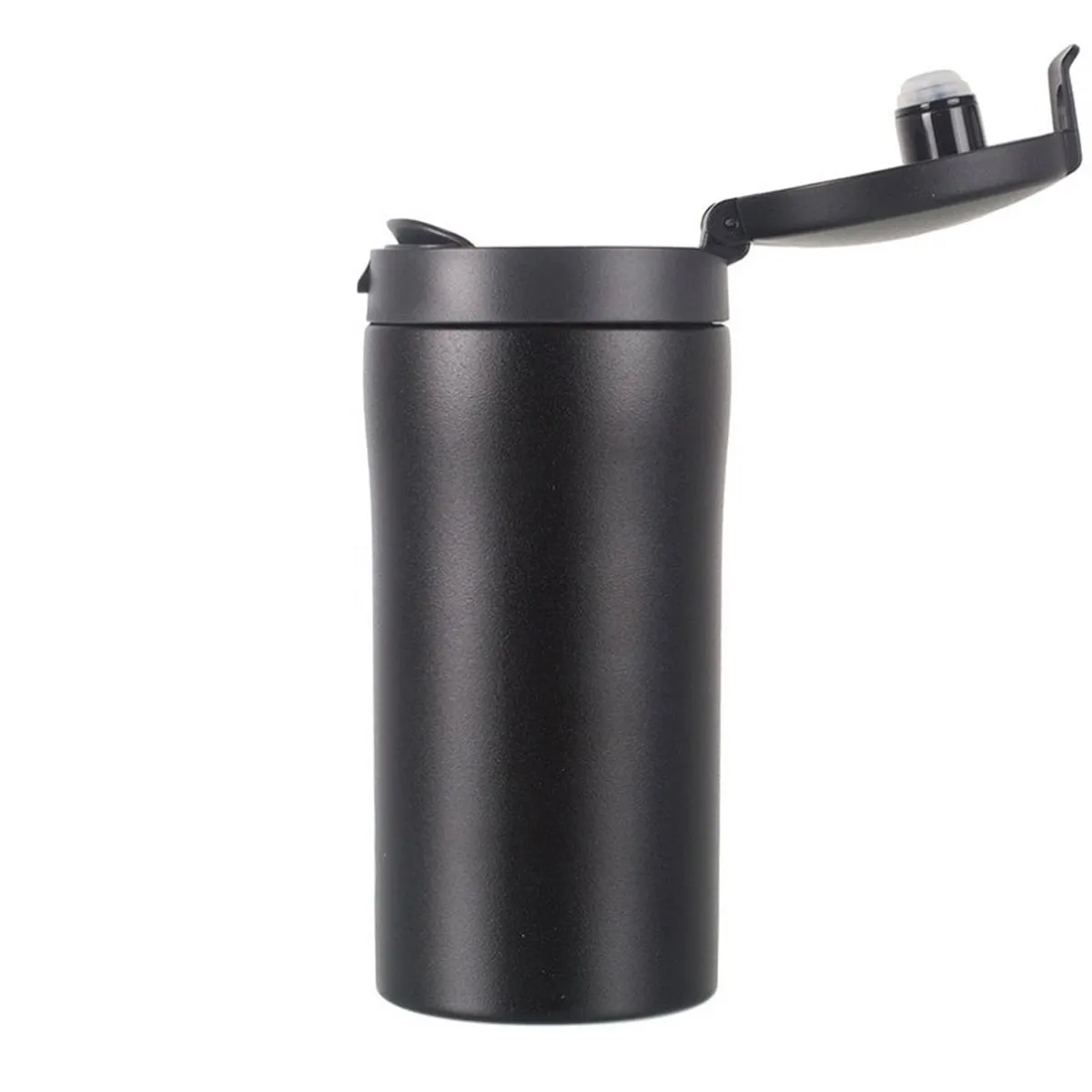 Lifeventure Flip-Top Thermal Mug 300ml Black