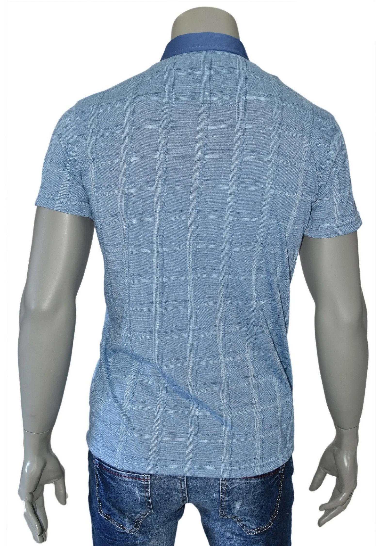 Light Blue Casual Polo