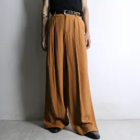 light brown rayon easy wide pants