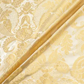 Light Gold Silk Baroque Brocade