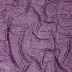 Lilac Dream Pure Wrinkle Silk Chiffon Fabric - Textured Elegance, 110cm Width - Buy Online by the Meter-D18058