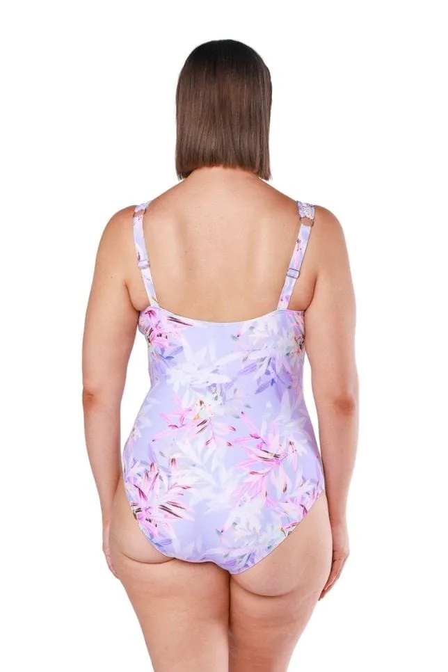 Lilac Florence V Neck One Piece