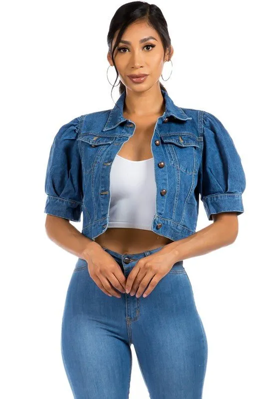 Lilli Denim Cropped Jacket