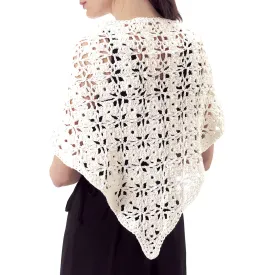 Lily Sugar'n Cream Floral Shawl