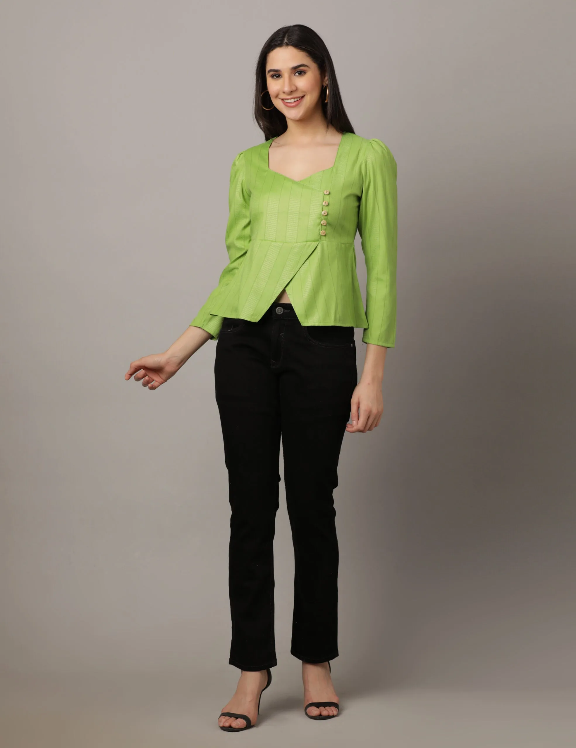 LimeLight Peplum Top