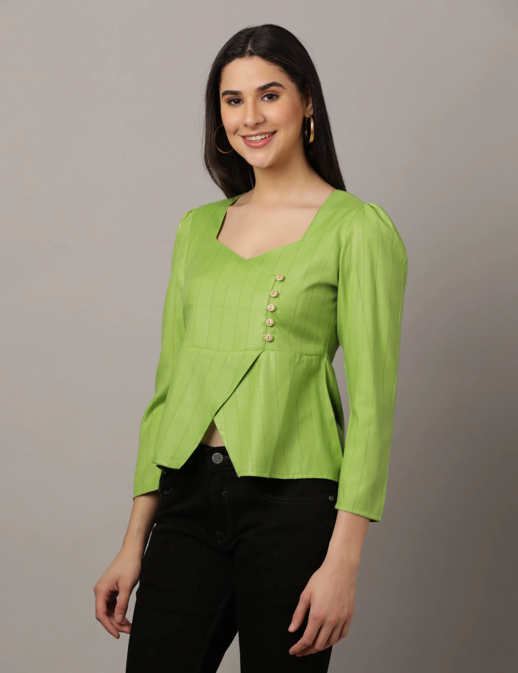 LimeLight Peplum Top