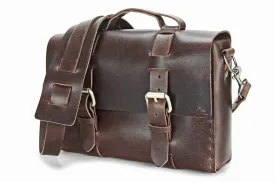 Limited Edition No. 4313 - Minimalist Standard Leather Satchel in Hawthorne Brown