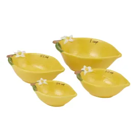 Limone Ceramic Measuring Cups Set of 4