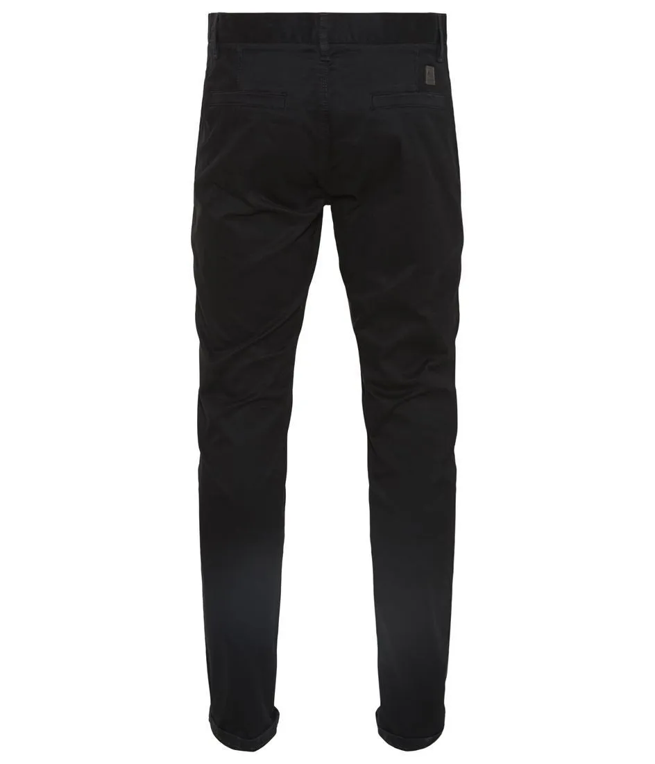 Lindbergh Trousers Classic Chino with Stretch | BLACK