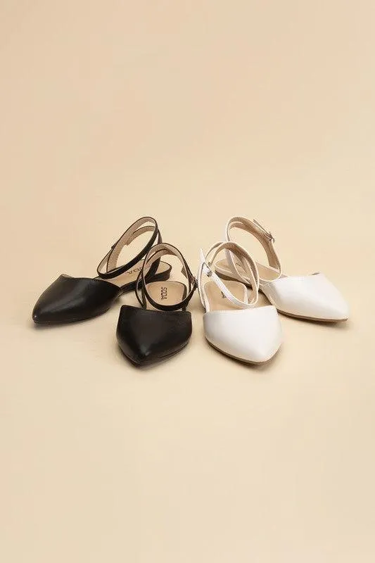 Linden Ankle Strap Flats